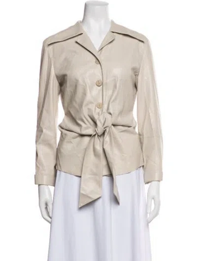 Pre-owned Nanushka Jacket In Neutrals