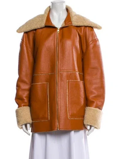 Pre-owned Nanushka Jacket In Orange