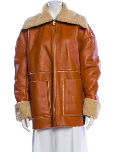 Pre-owned Nanushka Jacket In Orange