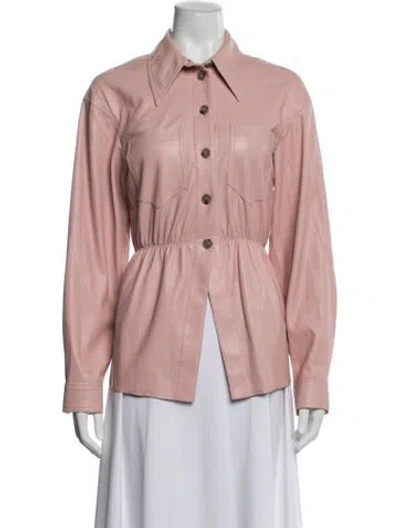 Pre-owned Nanushka Jacket In Pink