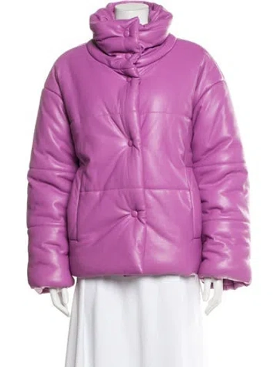 Pre-owned Nanushka Jacket In Purple