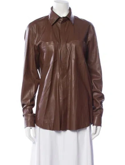 Pre-owned Nanushka Jacket W/ Tags In Brown
