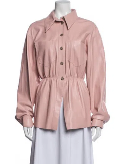 Pre-owned Nanushka Jacket W/ Tags In Pink