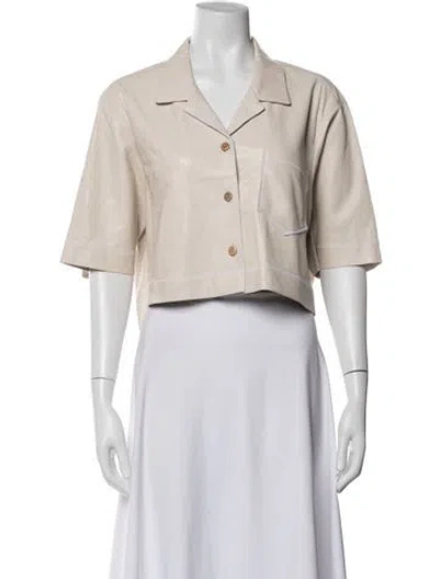 Pre-owned Nanushka Jacket In White