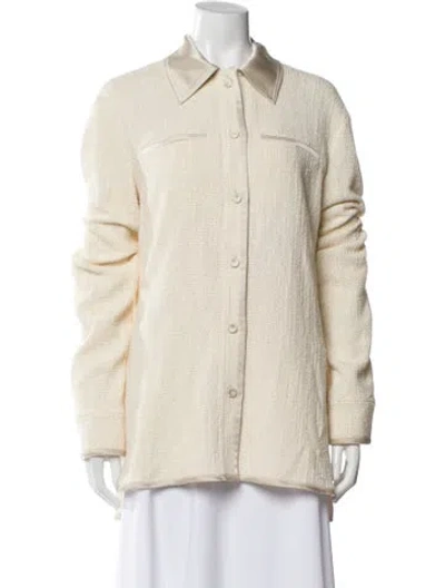 Pre-owned Nanushka Jacket In Yellow
