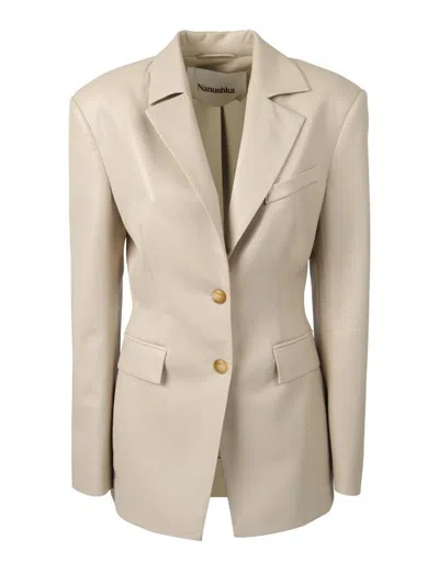 Nanushka Jackets In Sand