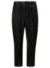 Nanushka 'jain' Black Pants With Drawstring In Black