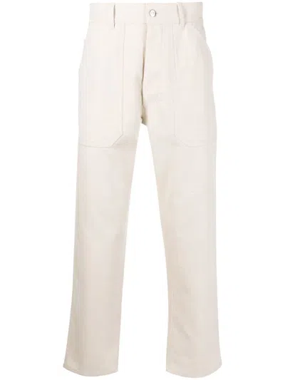 Nanushka Jasper Straight-leg Jeans In Neutrals