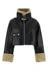 Nanushka Jemma Jacket Shearling Trim