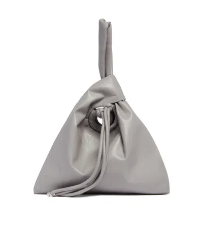 Nanushka Jen Clutch Bag In Grey
