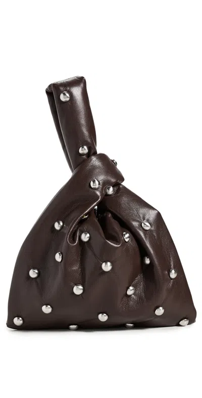 Nanushka Jen Mini Bag Coffee Grounds/silver