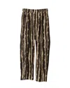 Nanushka Jiro Printed Pants In Brown Cotton In Brown