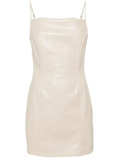 Nanushka Jorie Slip Minidress In Neutrals