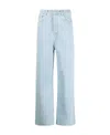 Nanushka Josine High-rise Wide-leg Jeans In Blue