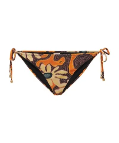 Nanushka Julie Printed Swimming Trunks In Brown