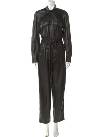 Pre-owned Nanushka Jumpsuit In Black