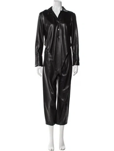 Pre-owned Nanushka Jumpsuit In Black
