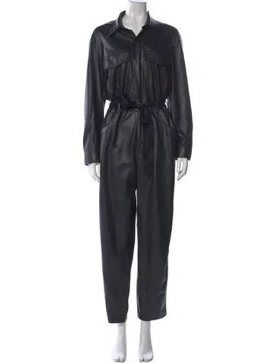 Pre-owned Nanushka Jumpsuit In Black