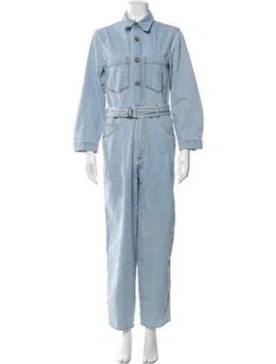 Pre-owned Nanushka Jumpsuit In Blue
