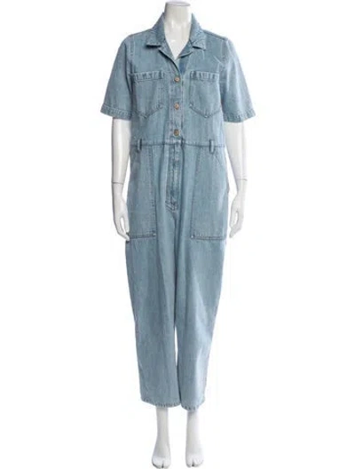 Pre-owned Nanushka Jumpsuit In Blue