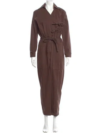 Pre-owned Nanushka Jumpsuit In Brown