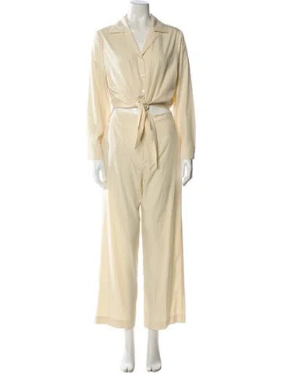 Pre-owned Nanushka Jumpsuit In Neutral
