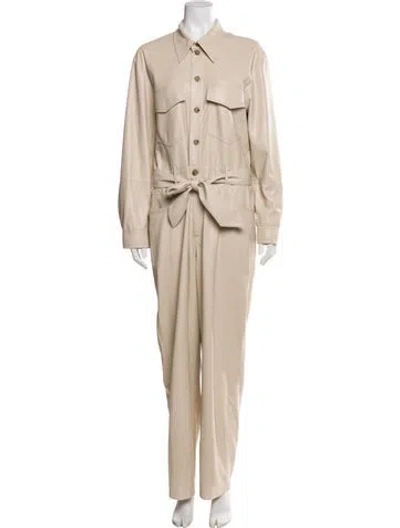 Pre-owned Nanushka Jumpsuit In Neutral