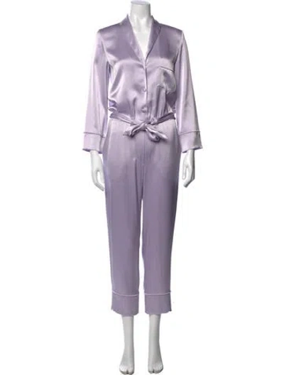 Pre-owned Nanushka Jumpsuit In Purple