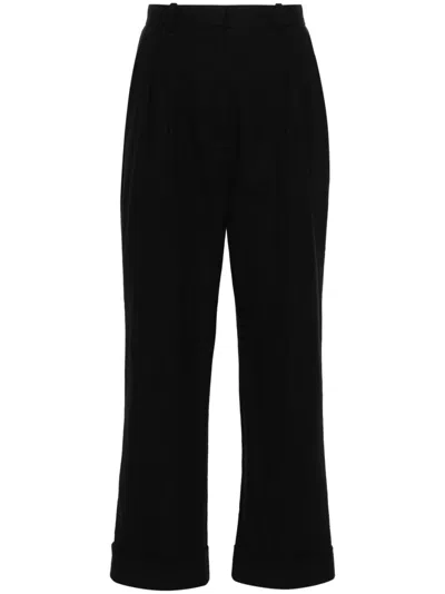 Nanushka Katrine Tapered Trousers In Black
