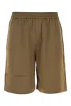 Nanushka Satin Remko Bermuda Shorts Featuring Pockets