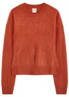 Nanushka Kloe Brushed Cashmere Jumper In Red