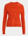 Nanushka Kloe Cut-away Cashmere Sweater In Red