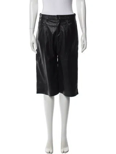 Pre-owned Nanushka Knee-length Shorts In Black