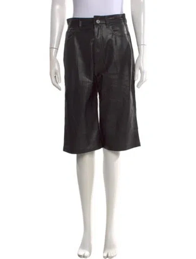 Pre-owned Nanushka Knee-length Shorts In Black