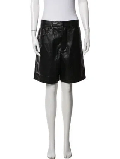 Pre-owned Nanushka Knee-length Shorts W/ Tags In Black