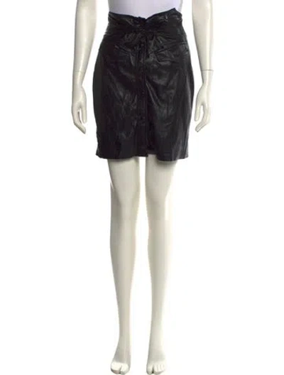 Pre-owned Nanushka Knee-length Skirt In Black