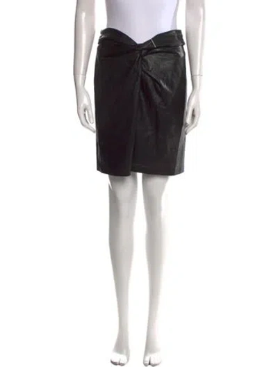 Pre-owned Nanushka Knee-length Skirt In Black