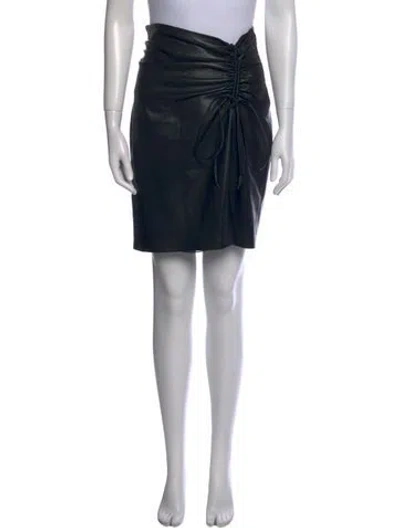 Pre-owned Nanushka Knee-length Skirt In Black