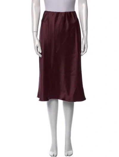 Pre-owned Nanushka Knee-length Skirt In Burgundy