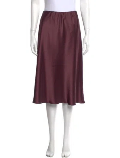 Pre-owned Nanushka Knee-length Skirt In Burgundy