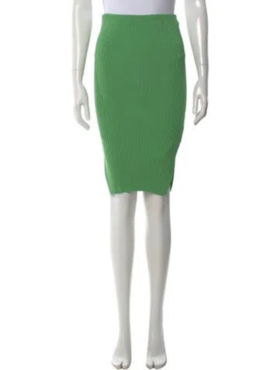 Pre-owned Nanushka Knee-length Skirt In Green