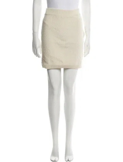 Pre-owned Nanushka Knee-length Skirt In Neutral