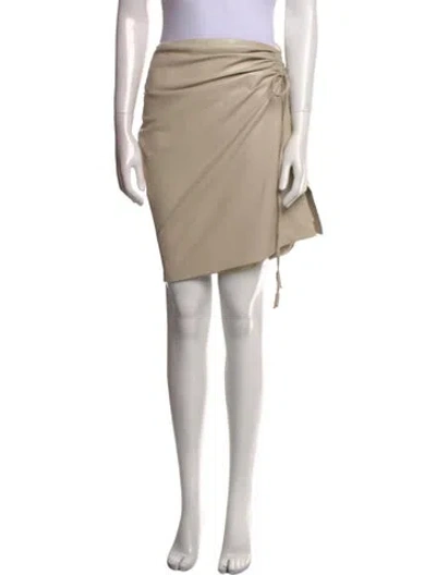 Pre-owned Nanushka Knee-length Skirt In Neutral