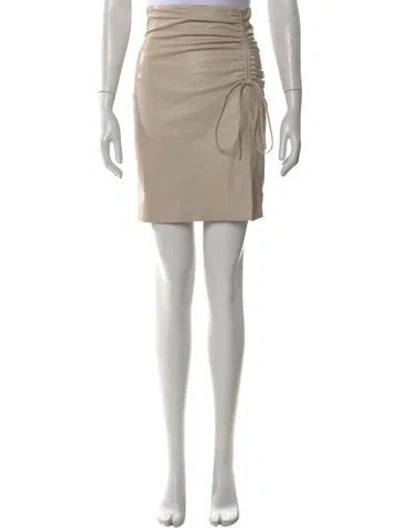 Pre-owned Nanushka Knee-length Skirt In Neutral