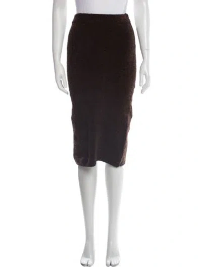 Pre-owned Nanushka Knee-length Skirt W/ Tags In Brown