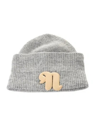 Pre-owned Nanushka Knit Beanie In Gray