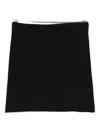 Nanushka Knitted Mini Skirt In Black