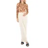 Nanushka Ladies Josine Boucle Crepe Baggy Pants In White