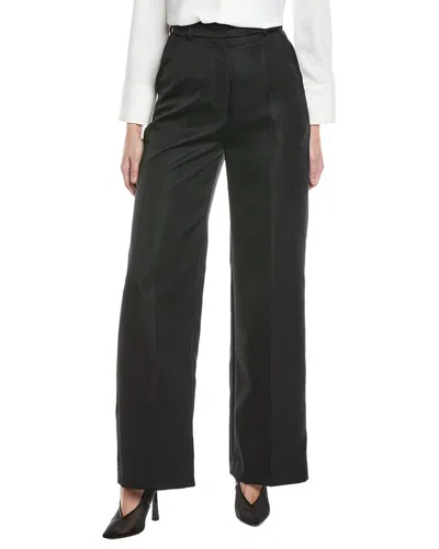 Nanushka Lanai Relaxed Leg Tailored Trouser In Black