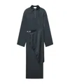 Nanushka Lapel Long Sleeve Dress In Black